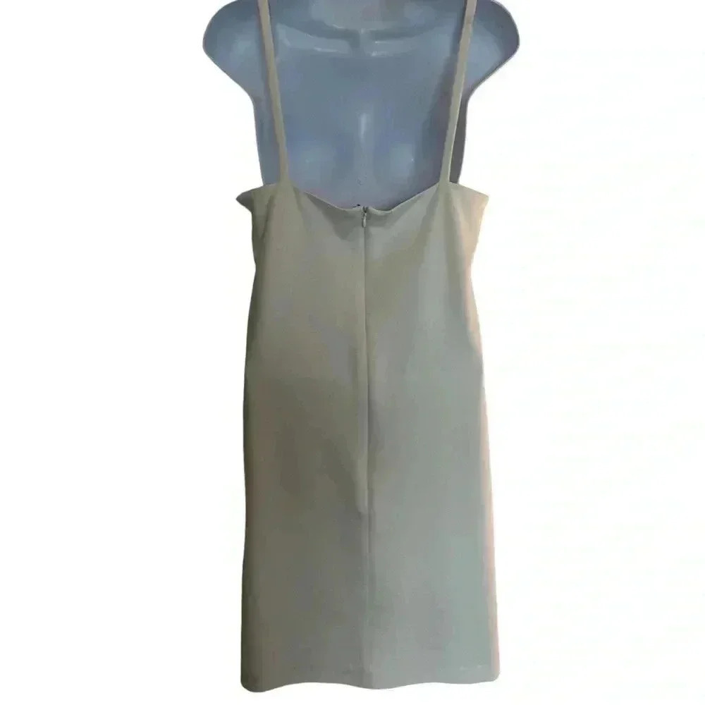 BETSEY JOHNSON OFF White/Ivory  SCUBA BOW DRESS size  12 - Picture 8 of 8
